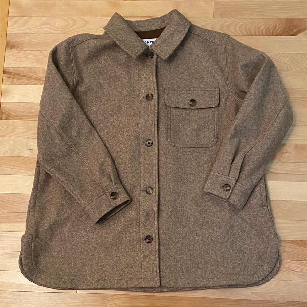 Old Navy Brown Shirt Jacket - women’s